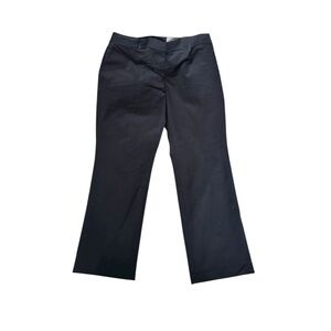 Talbots Newport Pants Black 18W Plus Size Straight Leg NWT Q32